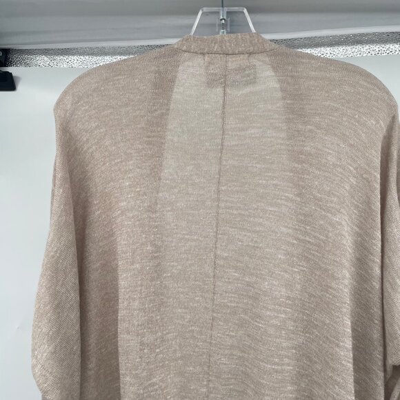 Mango Womens Kimono Cardigan Open Front Lightweight Tan OS - Picture 6 of 8